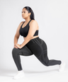 Contour Seamless Leggings - Black Grey