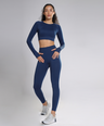 Celeste Long Sleeve Top - Eclipse Blue
