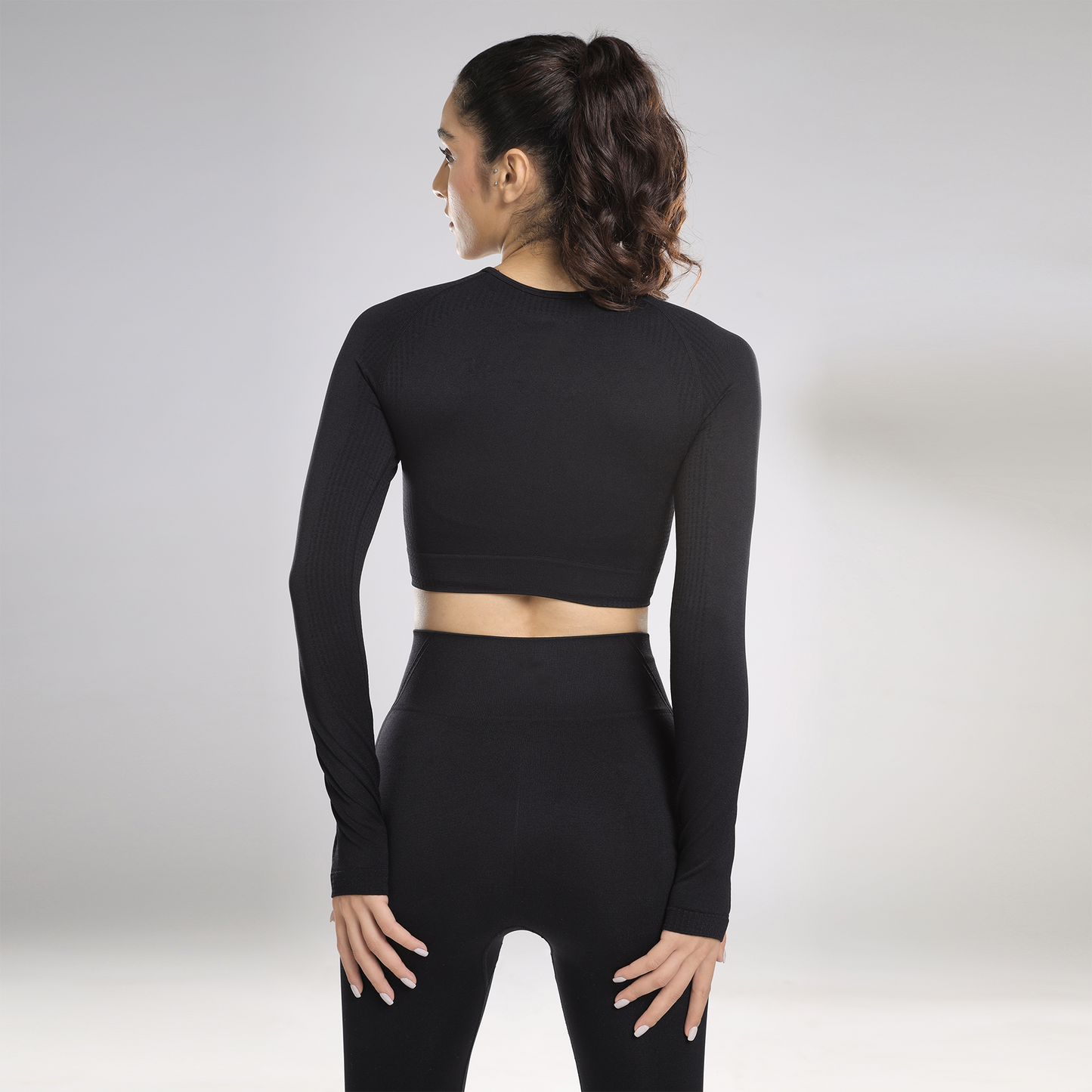 Celeste Long Sleeve Top - Black