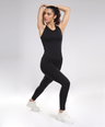 Luna Seamless Tank - Black