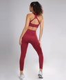Nova Seamless Sculpt Leggings - Berry Red