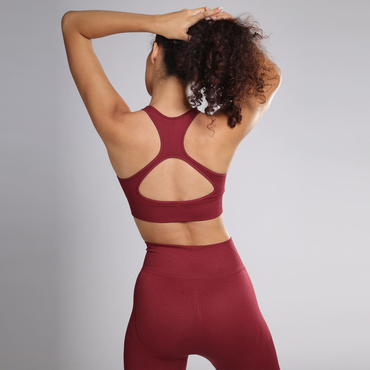 Astrid Performance Sports Bra - Berry Red