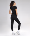 Aria Seamless Tee - Black