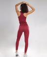 Luna Seamless Tank - Berry Red