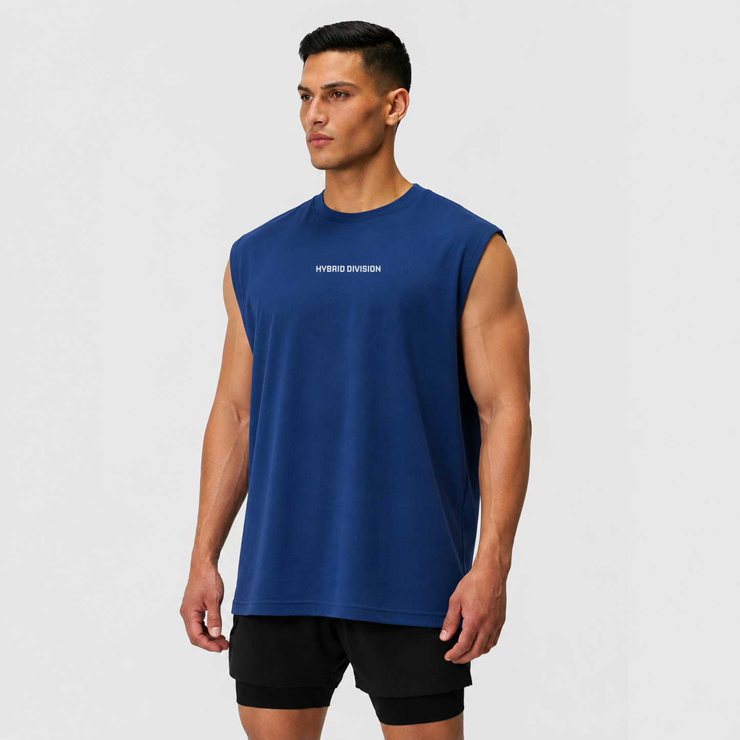 Hybrid Division Oversized Tank - Royal Blue