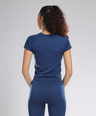 Aria Seamless Tee - Eclipse Blue