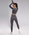 Celeste Long Sleeve Top - Grey Stone