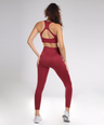 Astrid Performance Sports Bra - Berry Red