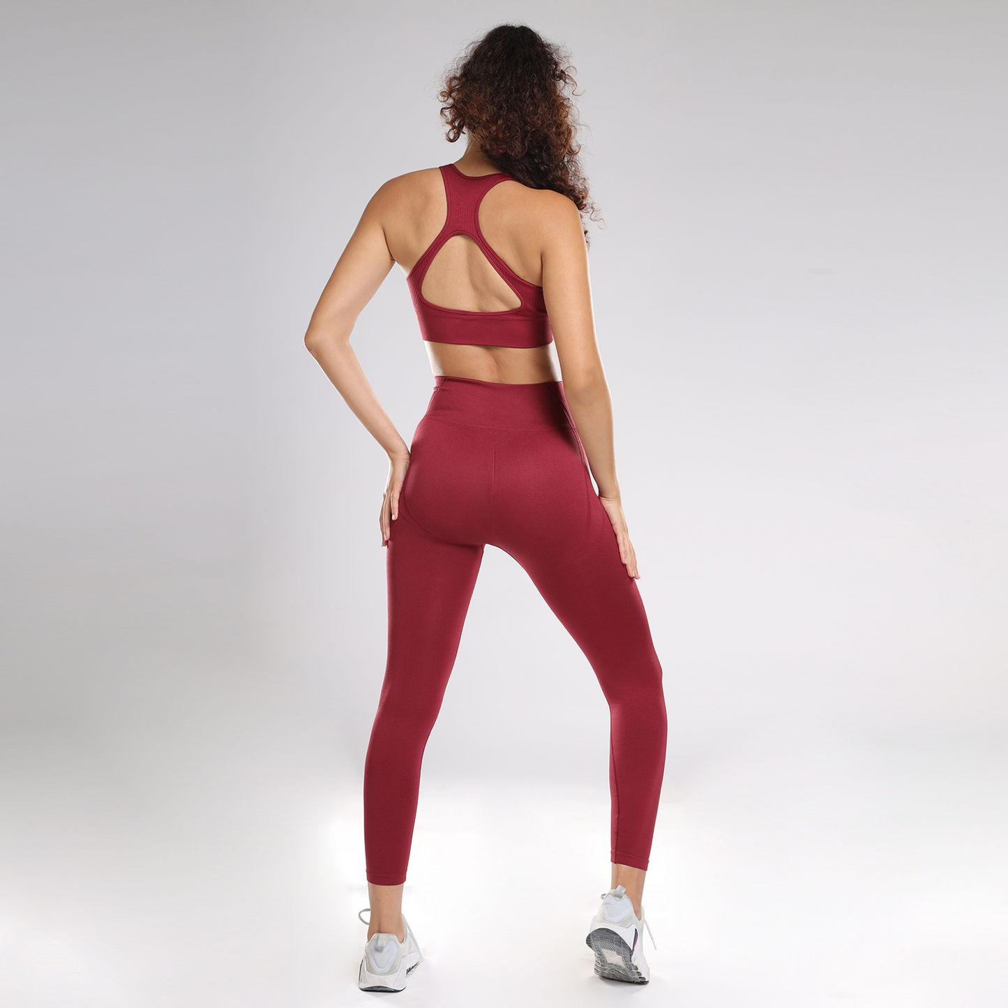 Astrid Performance Sports Bra - Berry Red