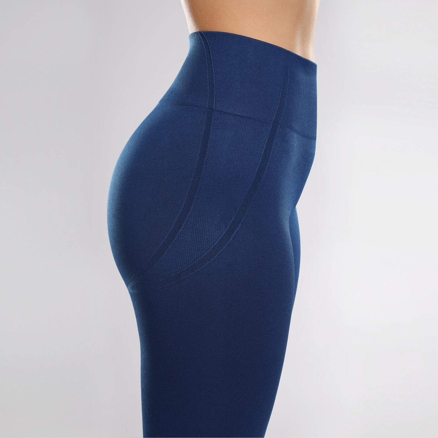 Nova Seamless Sculpt Leggings - Eclipse Blue