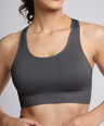 Astrid Performance Sports Bra - Grey Stone
