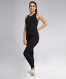 Luna Seamless Tank - Black