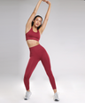 Astrid Performance Sports Bra - Berry Red