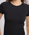 Aria Seamless Tee - Black