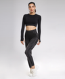 Celeste Long Sleeve Top - Black