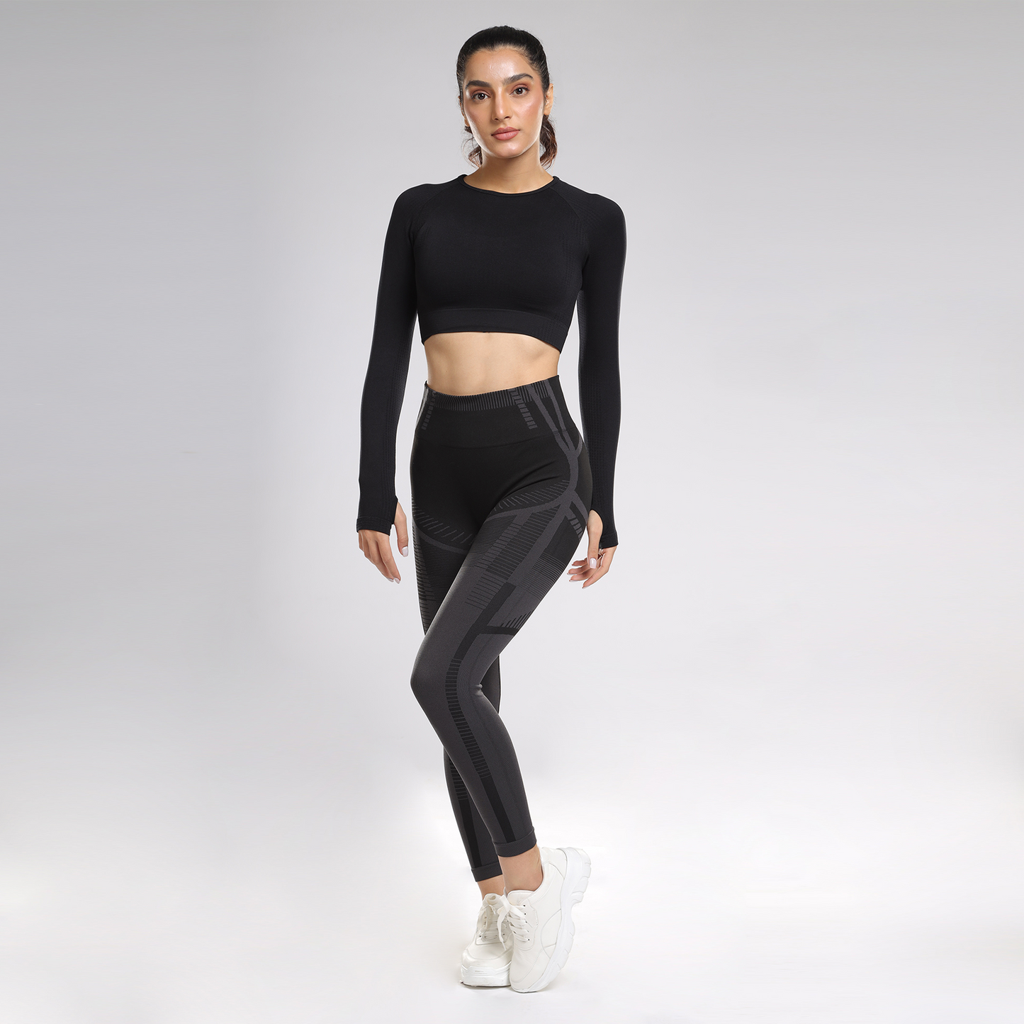 Celeste Long Sleeve Top - Black