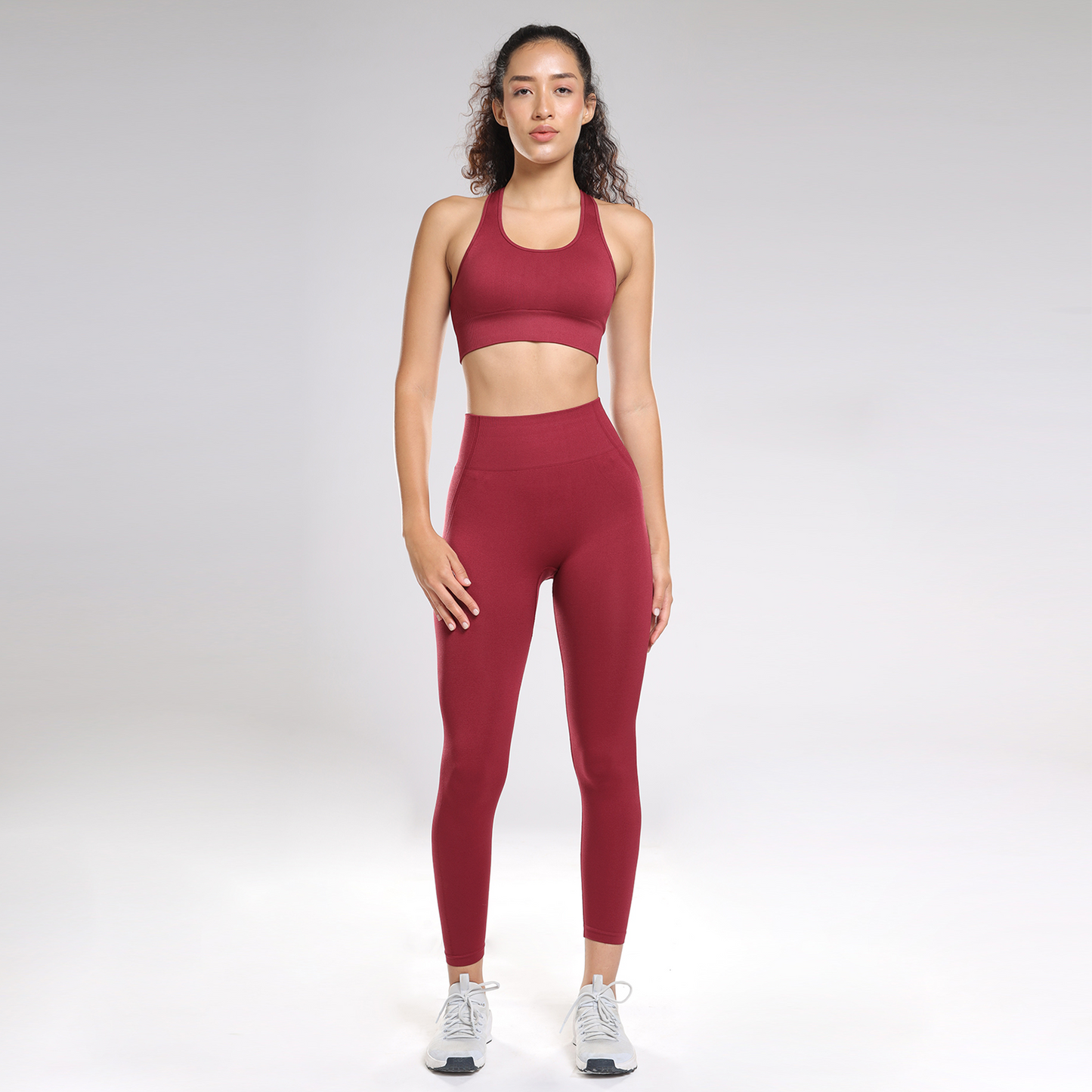 Astrid Performance Sports Bra - Berry Red