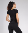 Aria Seamless Tee - Black