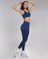 Nova Seamless Sculpt Leggings - Eclipse Blue