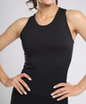 Luna Seamless Tank - Black