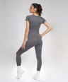 Aria Seamless Tee - Grey Stone