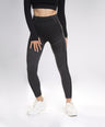 Contour Seamless Leggings - Black Grey