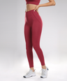 Nova Seamless Sculpt Leggings - Berry Red