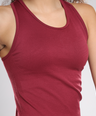 Luna Seamless Tank - Berry Red