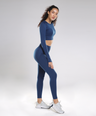 Celeste Long Sleeve Top - Eclipse Blue