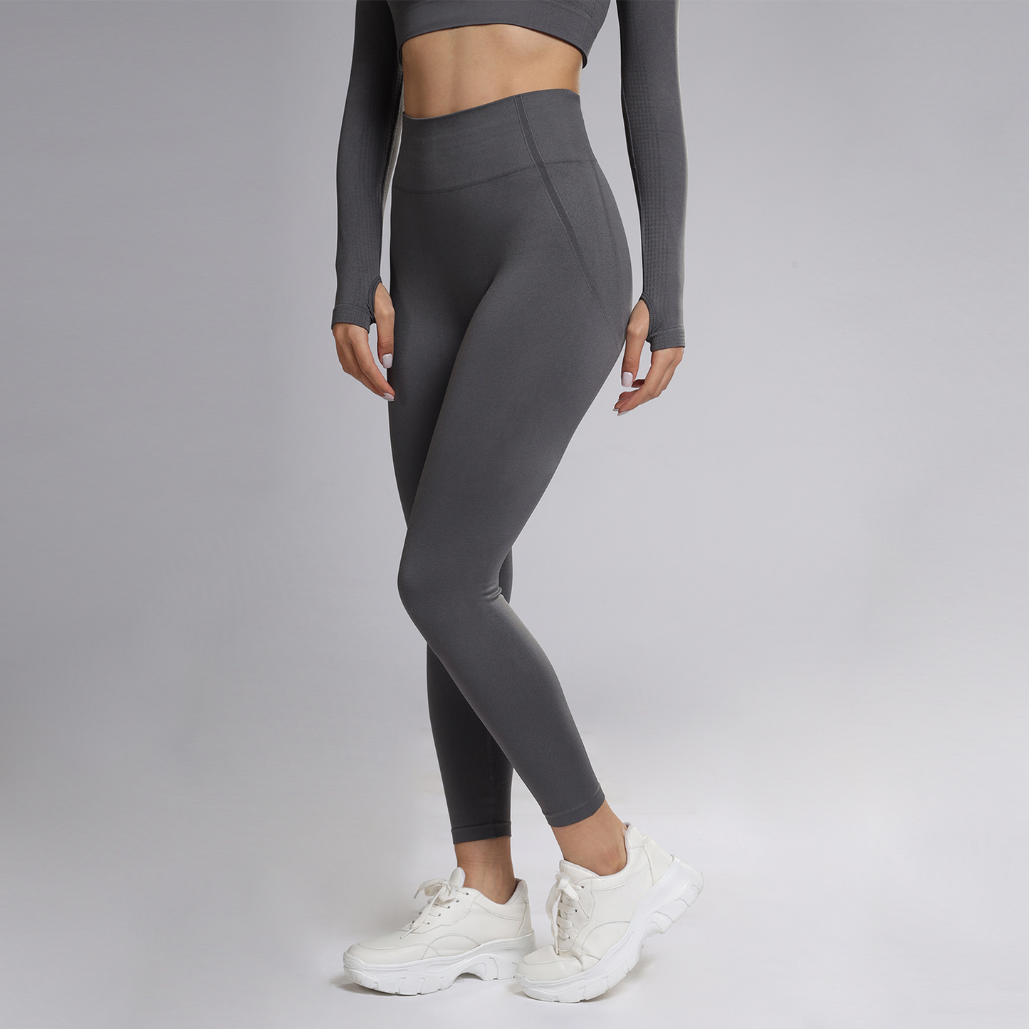 Nova Seamless Sculpt Leggings - Grey Stone