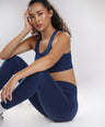 Nova Seamless Sculpt Leggings - Eclipse Blue