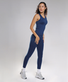 Luna Seamless Tank - Eclipse Blue