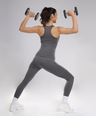Luna Seamless Tank - Grey Stone