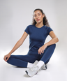 Aria Seamless Tee - Eclipse Blue