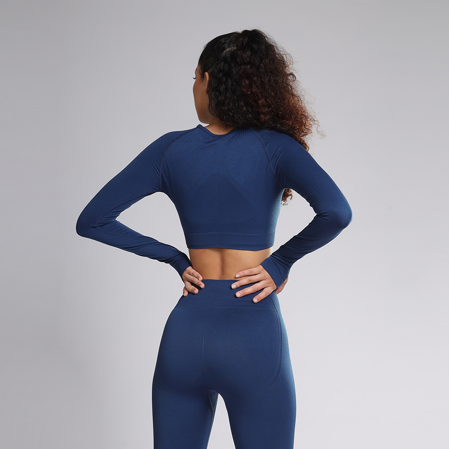 Celeste Long Sleeve Top - Eclipse Blue