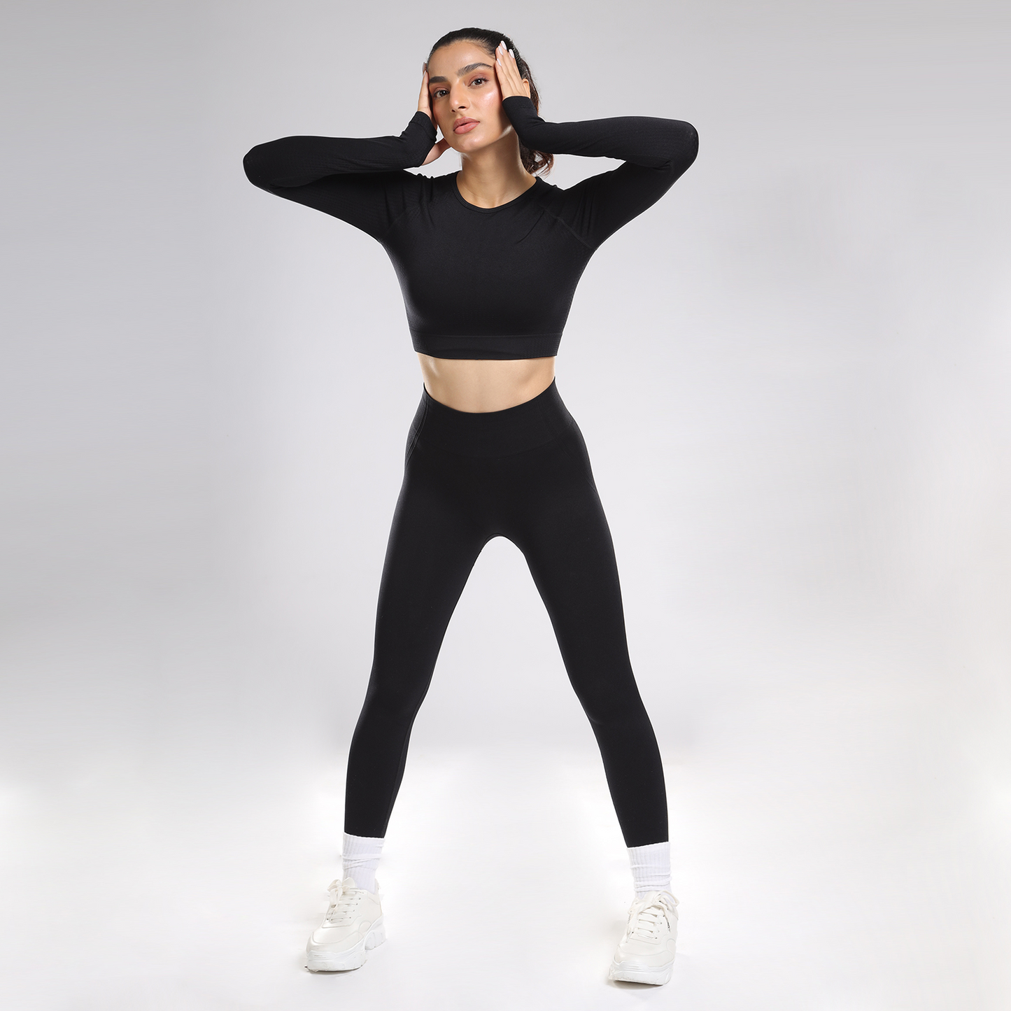 Celeste Long Sleeve Top - Black