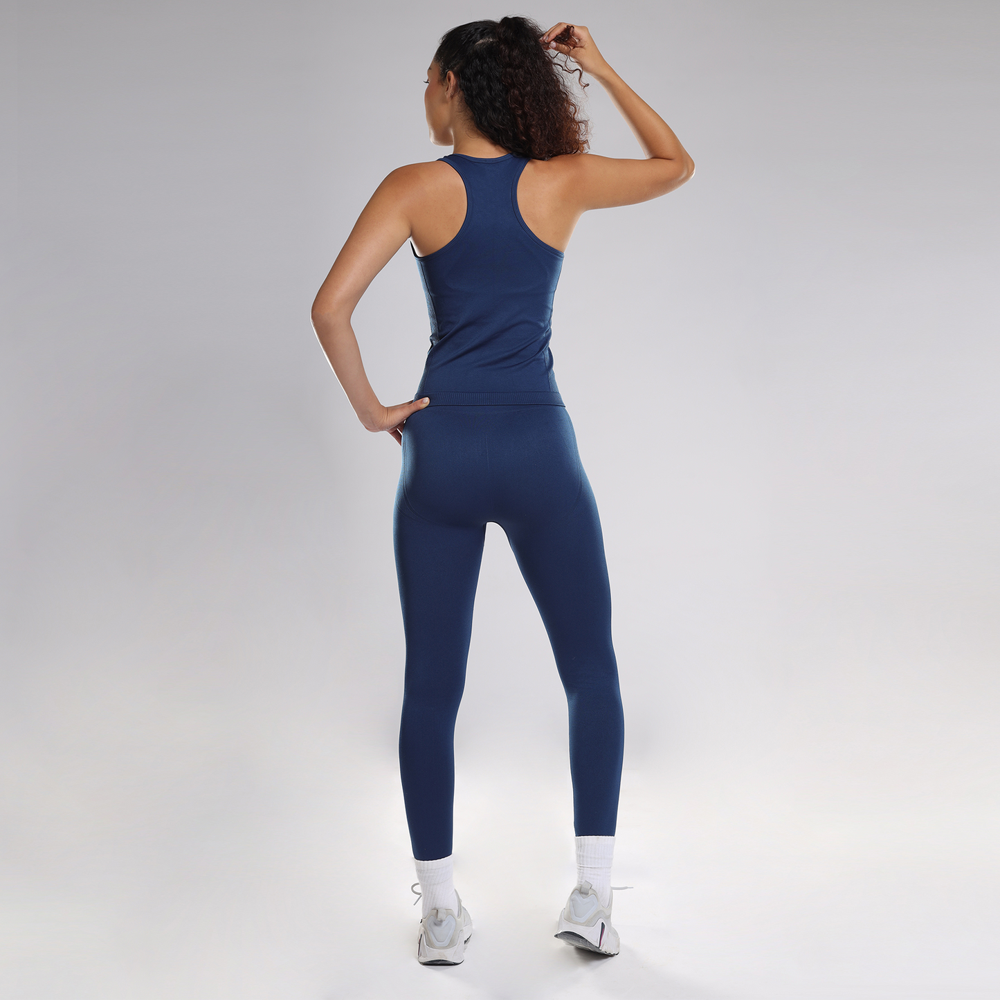 Luna Seamless Tank - Eclipse Blue