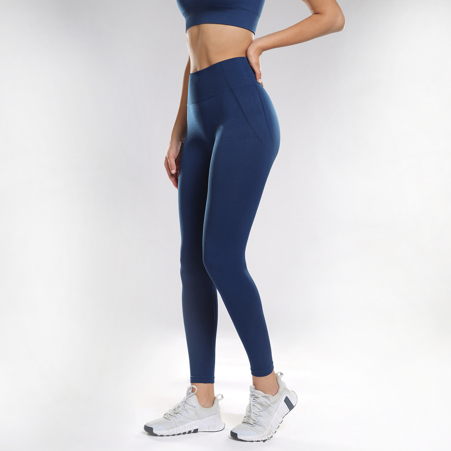 Nova Seamless Sculpt Leggings - Eclipse Blue