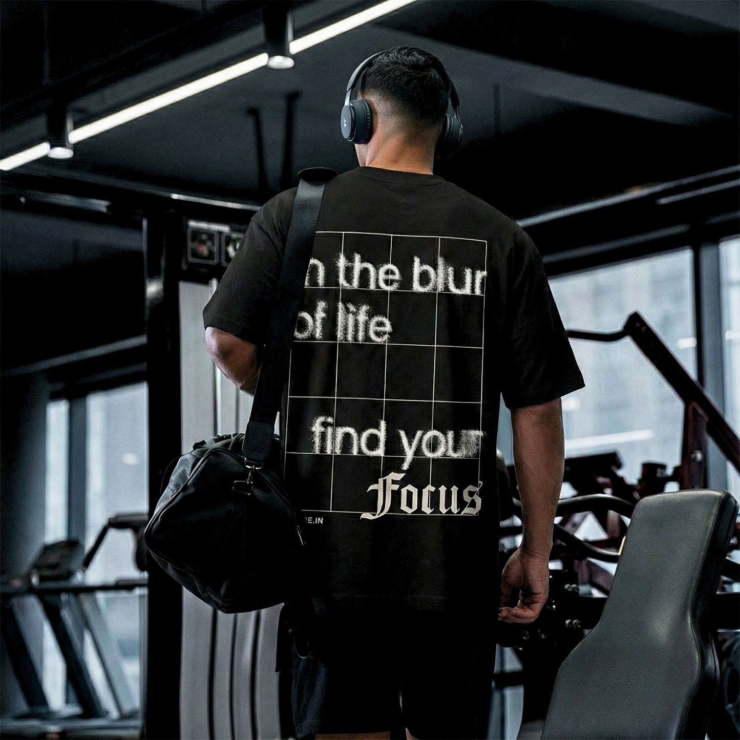 Oversized Training T-shirt - Unisex - Black
