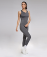 Luna Seamless Tank - Grey Stone