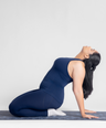Luna Seamless Tank - Eclipse Blue
