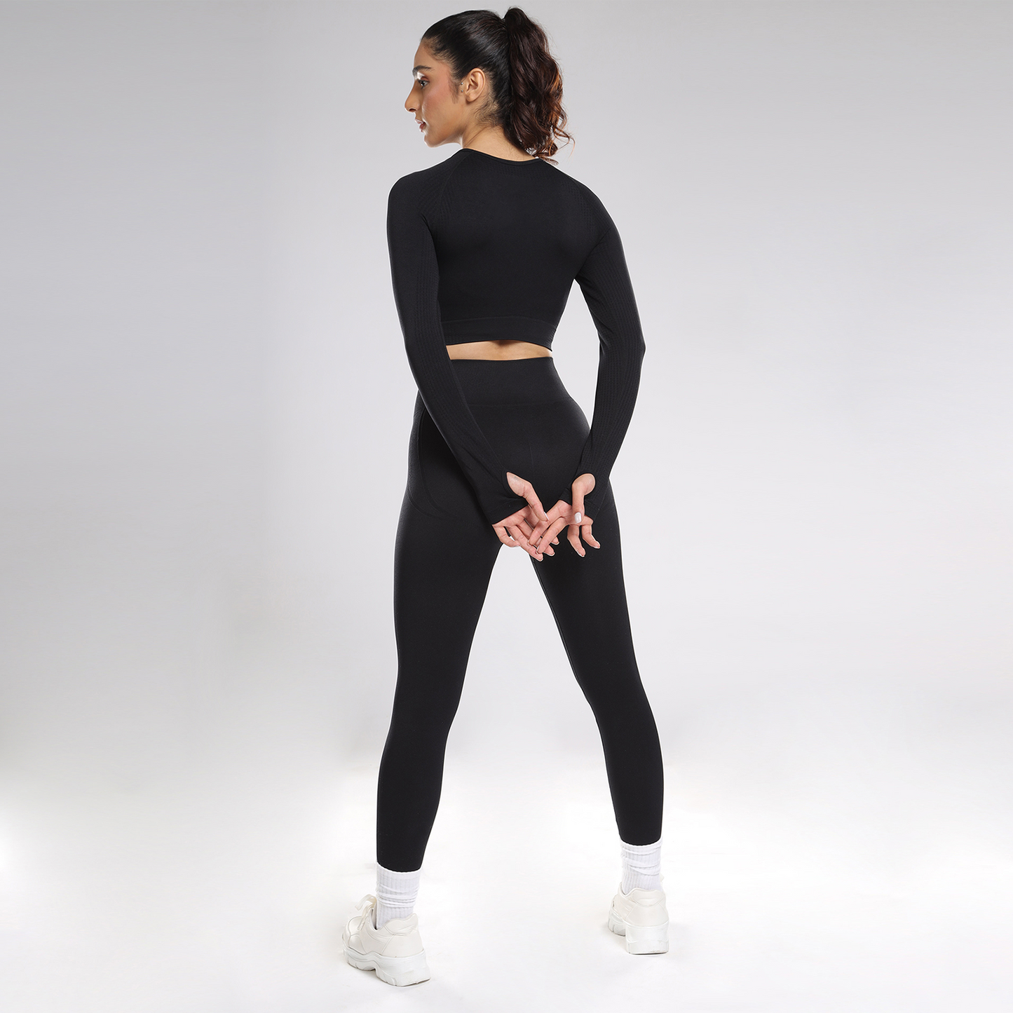 Celeste Long Sleeve Top - Black