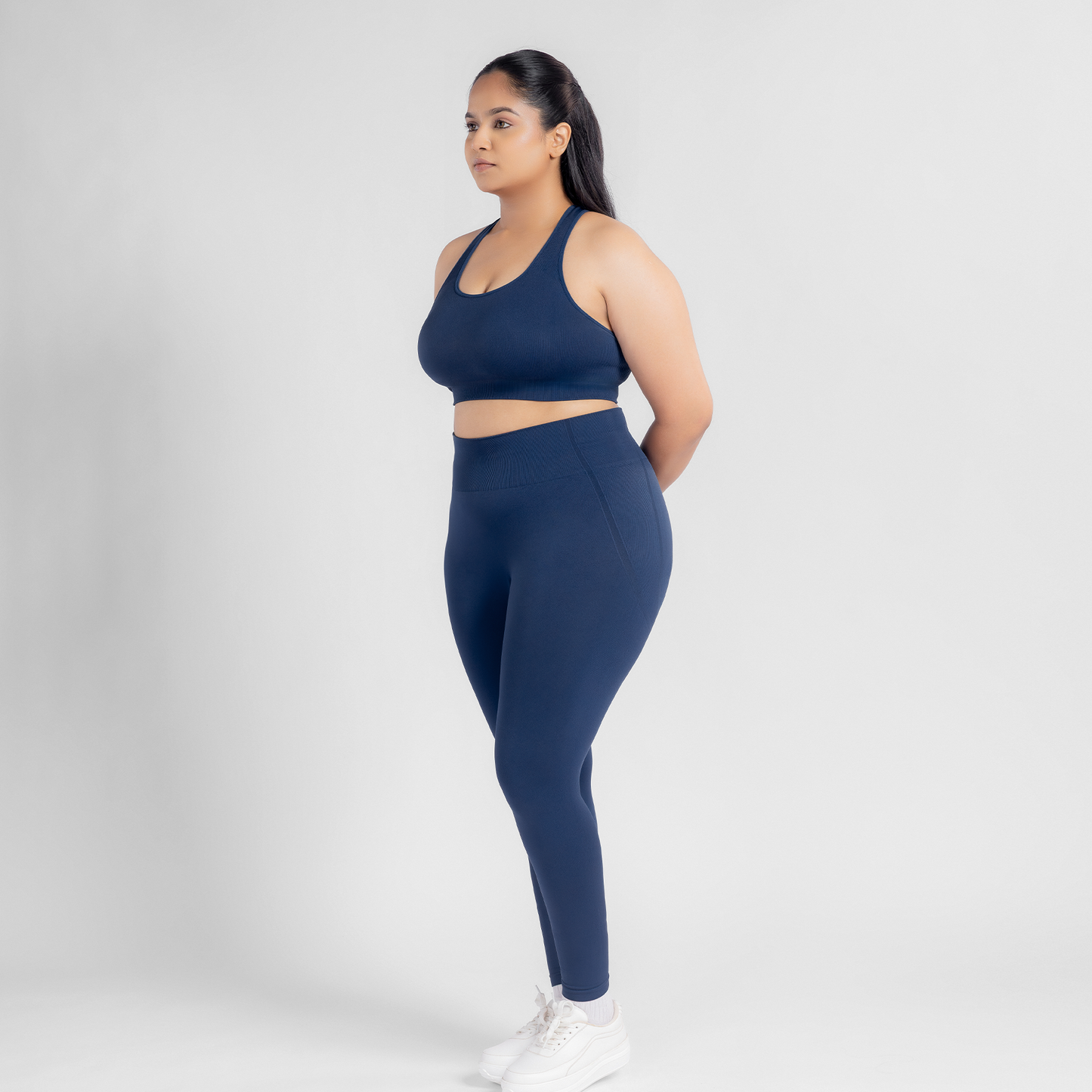 Nova Seamless Sculpt Leggings - Eclipse Blue
