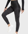 Contour Seamless Leggings - Black Grey