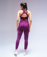 Contour Seamless Leggings - Deep Plum