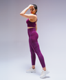 Contour Seamless Leggings - Deep Plum