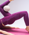 Contour Seamless Leggings - Deep Plum