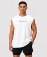 Earn Every Mile Running Tank - White