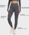 Nova Seamless Sculpt Leggings - Grey Stone