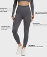 Nova Seamless Sculpt Leggings - Grey Stone